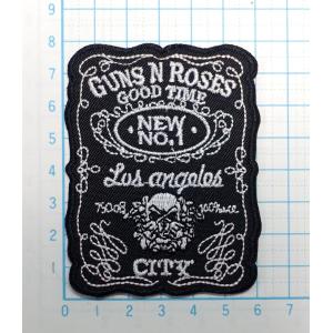 ホワイトスネイク ロゴ マーク 縁取り型【ロック ワッペン 刺繍