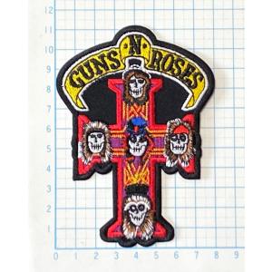 ホワイトスネイク ロゴ マーク 縁取り型【ロック ワッペン 刺繍