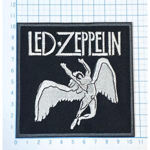 ホワイトスネイク ロゴ マーク 縁取り型【ロック ワッペン 刺繍