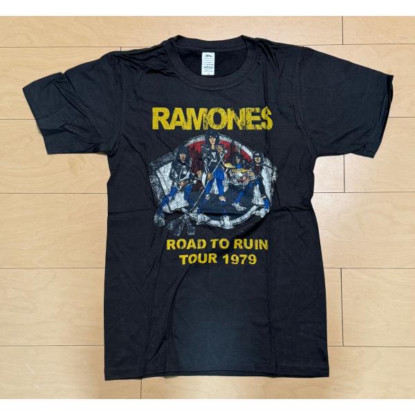 ラモーンズ RAMONES ロックTシャツ（Mサイズ ブラック）