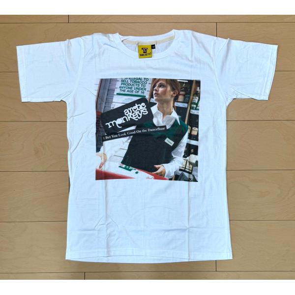 アークティックモンキーズ ロックTシャツ[Mサイズ ホワイト]