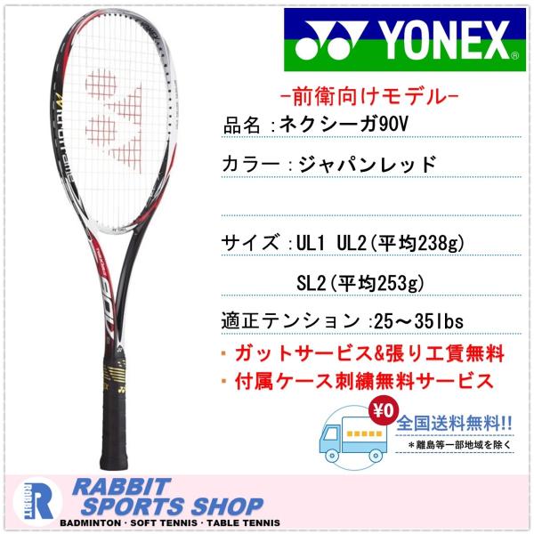 ネクシーガ90V ヨネックス ソフトテニスラケット NXG90V