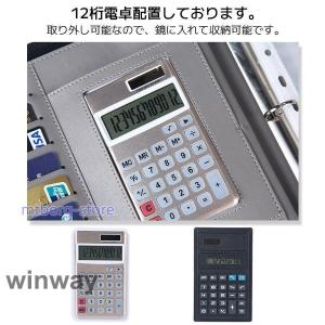 クリップボード バインダー 多機能 A4 革 ...の詳細画像5