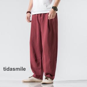 新発売 サルエルパンツ メンズ ガウチョパンツ...の詳細画像2