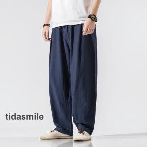 新発売 サルエルパンツ メンズ ガウチョパンツ...の詳細画像3