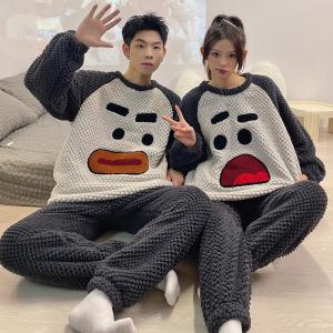 ペアパジャマ カップル 猫パジャマ 冬 着ぐるみ...の商品画像