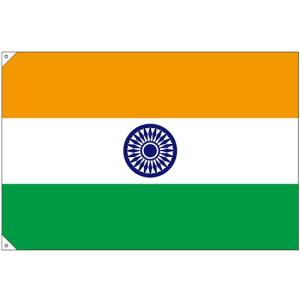 世界の国旗　大サイズ　インド｜rabbitsign