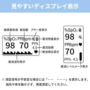 パルスオキシメーター 安心のメーカー直営店 日...の詳細画像5
