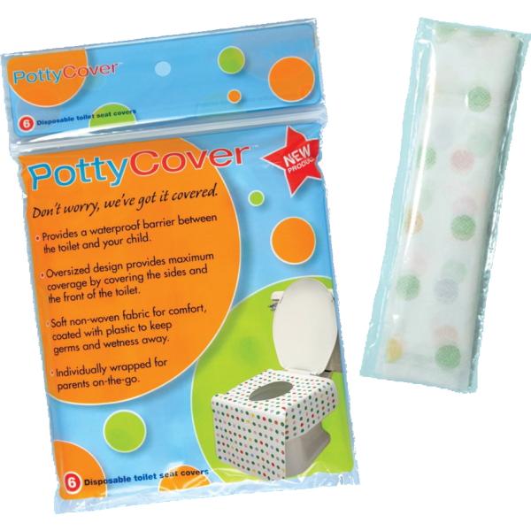 PottyCover 使い捨てチャイルド便座シート ポッティカバー 6枚入り