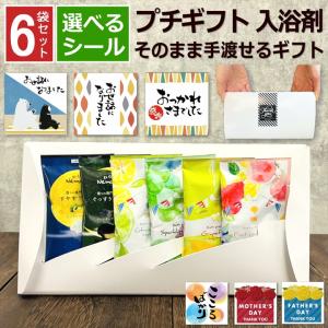 プチギフト 退職 入浴剤 6種類 6袋入 白B...の詳細画像1