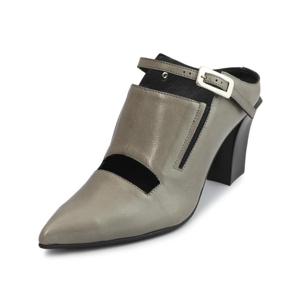 【新商品】works ラボキゴシワークス 12857 GRY グレー パンプス サンダル 2WAY ...