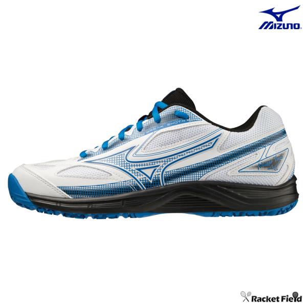 ソフトテニス シューズ ミズノ ブレイクショット 4 WIDE OC 61GB2343 幅3E クレ...