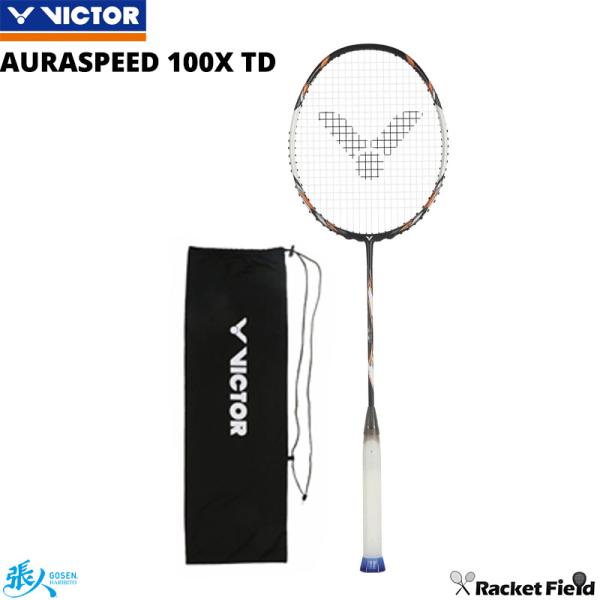 バドミントン ラケット ビクター オーラスピード  AURASPEED 100X TD ケース付き ...