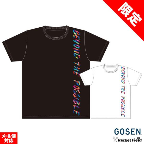 数量限定 ソフトテニス ウェア ゴーセン GOSEN Ink Logo Tシャツ JPT27 半袖 ...