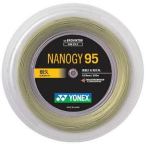 ヨネックスYONEXバドミントンガット・ストリングナノジー95　NANOGY95 【ロール200m】【バドミントン ガットロール】｜racket-field