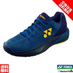 ソフトテニスシューズ サイズ交換往復送料無料 ソフトテニス シューズ ヨネックス YONEX パワークッション エクリプション5 メン SHTE5MGC 3E ローカット｜racket-field