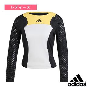 アディダス テニス・バドミントンウェア『レディース』 テニス 3/4袖Tシャツ PRO/レディース『IKL69』｜racket