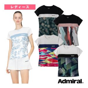 アドミラル『Admiral』 テニス・バドミントンウェア『レディース』 フロントライングラフィックTシャツ/レディース『ATLA401』