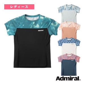 アドミラル『Admiral』 テニスウェア『レディース』 スリットヘムグラフィックTシャツ レディース ATLA502｜ラケットプラザ