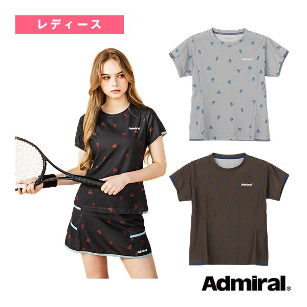 アドミラル『Admiral』 テニスウェア『レディース』 フラワーチェックサイドフレアTシャツ レデ...