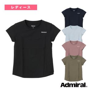 アドミラル『Admiral』 テニスウェア『レディース』 ピケサッカーピンタックTシャツ レディース ATLA661｜ラケットプラザ