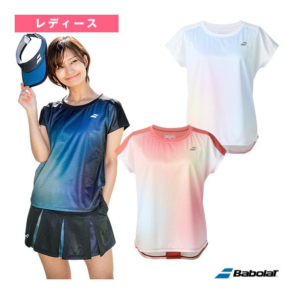バボラ テニスウェア『レディース』 ピュアレンジ 半袖シャツ SHORT SLEEVE SHIRT ...