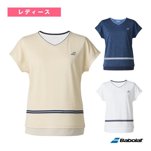 バボラ テニスウェア『レディース』 ピュアレンジ 半袖シャツ SHORT SLEEVE SHIRT ...