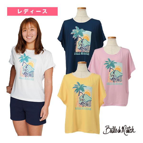 バルデマッチ テニス・バドミントンウェア『レディース』 リゾートプリントTシャツ/レディース『BDM...