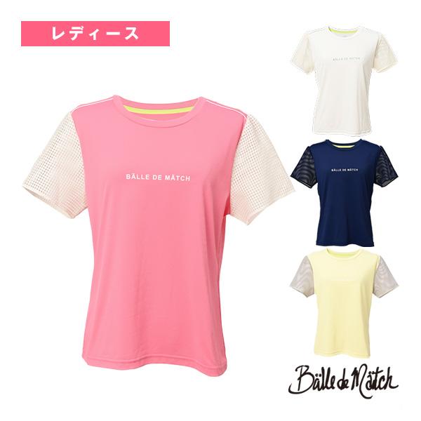 バルデマッチ テニスウェア『レディース』 ブロックレースデザインTシャツ レディース BDM-F12...