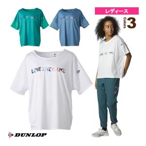 ダンロップ テニス・バドミントン ウェア 『レディース』 オーバーサイズTシャツ/レディース 『DAL-8320W』｜racket