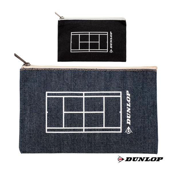 ダンロップ テニスアクセサリ・小物 フラットポーチ DTC-2640