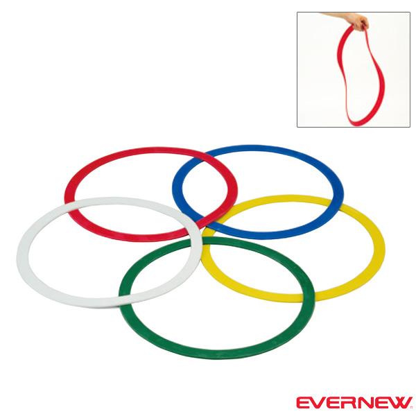 エバニュー オールスポーツトレーニング用品 ラバーリング5色10枚組 ETE096