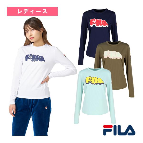 フィラ テニスウェア『レディース』 2026年09月上旬『予約』ロングスリーブグラフィックTシャツ ...