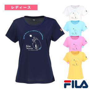 フィラ テニス・バドミントン ウェア『レディース』 グラフィックTシャツ/レディース『VL2870』｜racket