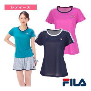 FILA（フィラ） テニス レディース ゲームシャツ Tシャツ 半袖シャツ