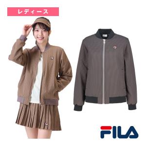 美品　今期秋冬　FILA テニスジャケット　L FILA（フィラ） テニスウェア レディース フルジップジャケット EL0253