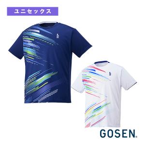 ゴーセン テニス・バドミントン ウェア『メンズ/ユニ』 ゲームシャツ/ユニセックス『T2400』｜racket