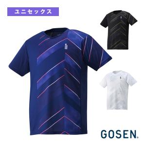 ゴーセン テニス・バドミントン ウェア『メンズ/ユニ』 ゲームシャツ/ユニセックス『T2404』｜racket