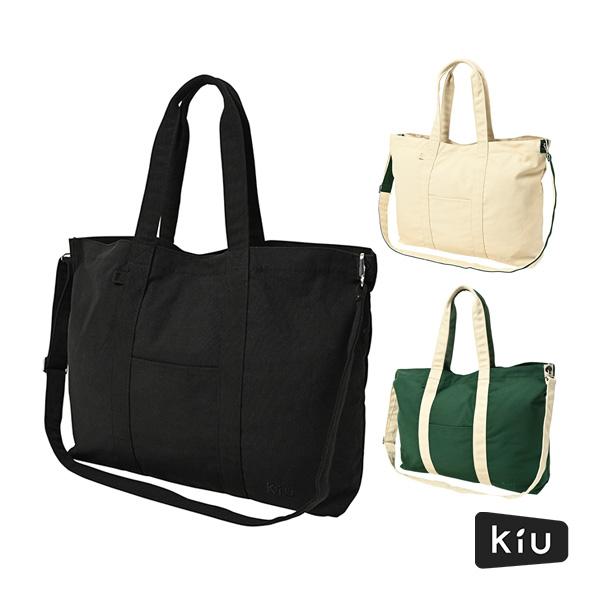 KiU ライフスタイルバッグ キャンパスビッグキャリーバッグ CANVAS BIG CARRY BA...