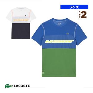 ラコステ メンズ テニス 半袖ポロシャツ モノグラムテーピングウルトラ