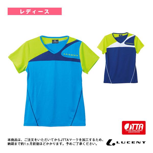 【PayPay祭★P3倍】ルーセント 卓球ウェア『レディース』 ゲームシャツ 襟なし JTTA公認マ...