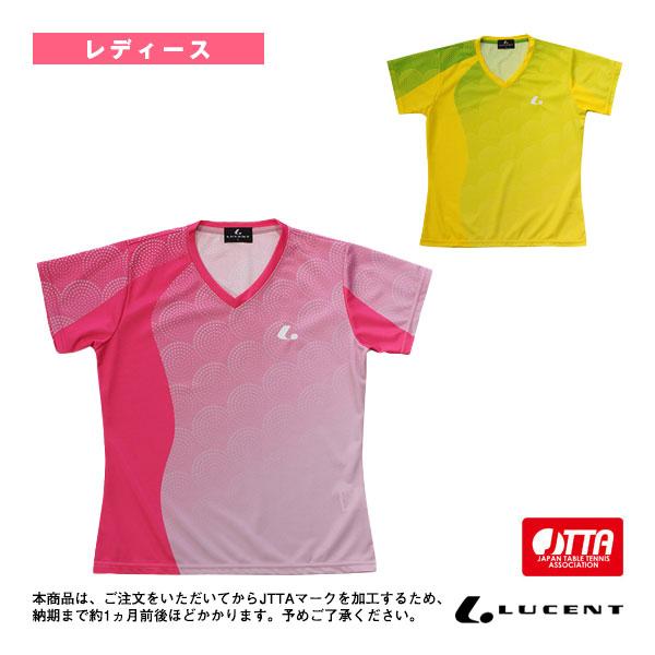 【PayPay祭★P3倍】ルーセント 卓球ウェア『レディース』 ゲームシャツ 襟なし JTTA公認マ...
