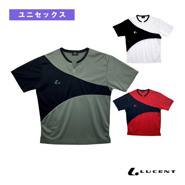 ポイント5倍★ ルーセント テニスウェア『メンズ/ユニ』 ゲームシャツ 襟なし ユニセックス XLH...