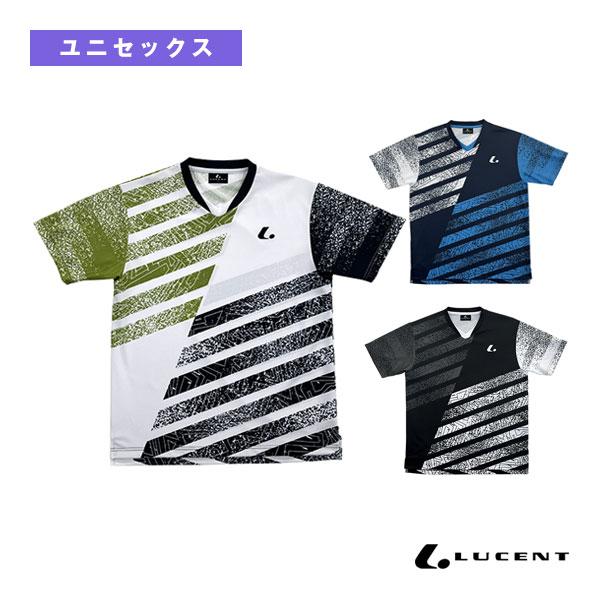 ポイント5倍★ ルーセント テニスウェア『メンズ/ユニ』 ゲームシャツ 襟なし ユニセックス XLH...