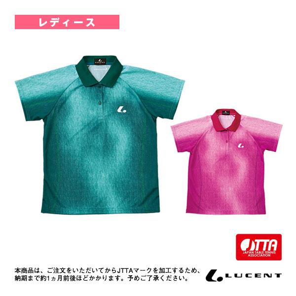 【PayPay祭★P3倍】ルーセント 卓球ウェア『レディース』 ゲームシャツ JTTA公認マーク付 ...
