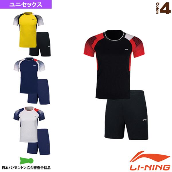 リーニン バドミントンウェア『メンズ/ユニ』 ゲームウェア上下セット ユニセックス AATP019