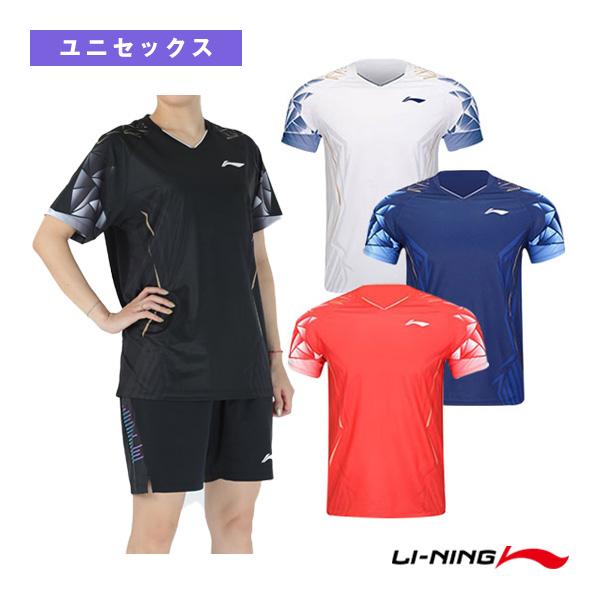 リーニン バドミントンウェア『メンズ/ユニ』 ゲームシャツ ユニセックス AAYV021