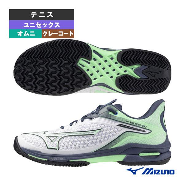 ミズノ テニスシューズ ウエーブエクシードツアー6 WAVE EXCEED TOUR6 オムニクレー...
