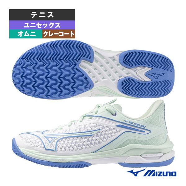 ミズノ テニスシューズ ウエーブエクシードツアー6 WAVE EXCEED TOUR6 オムニクレー...