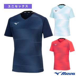 ミズノ テニスウェア『メンズ/ユニ』 ゲームシャツ/ユニセックス『62JAB003』｜racket